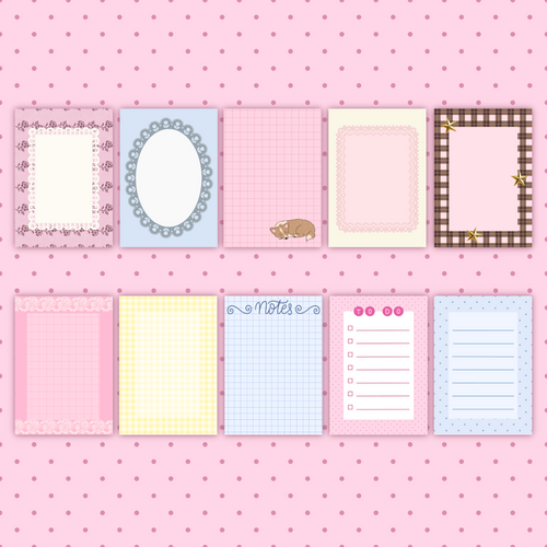 A7 journal paper pack