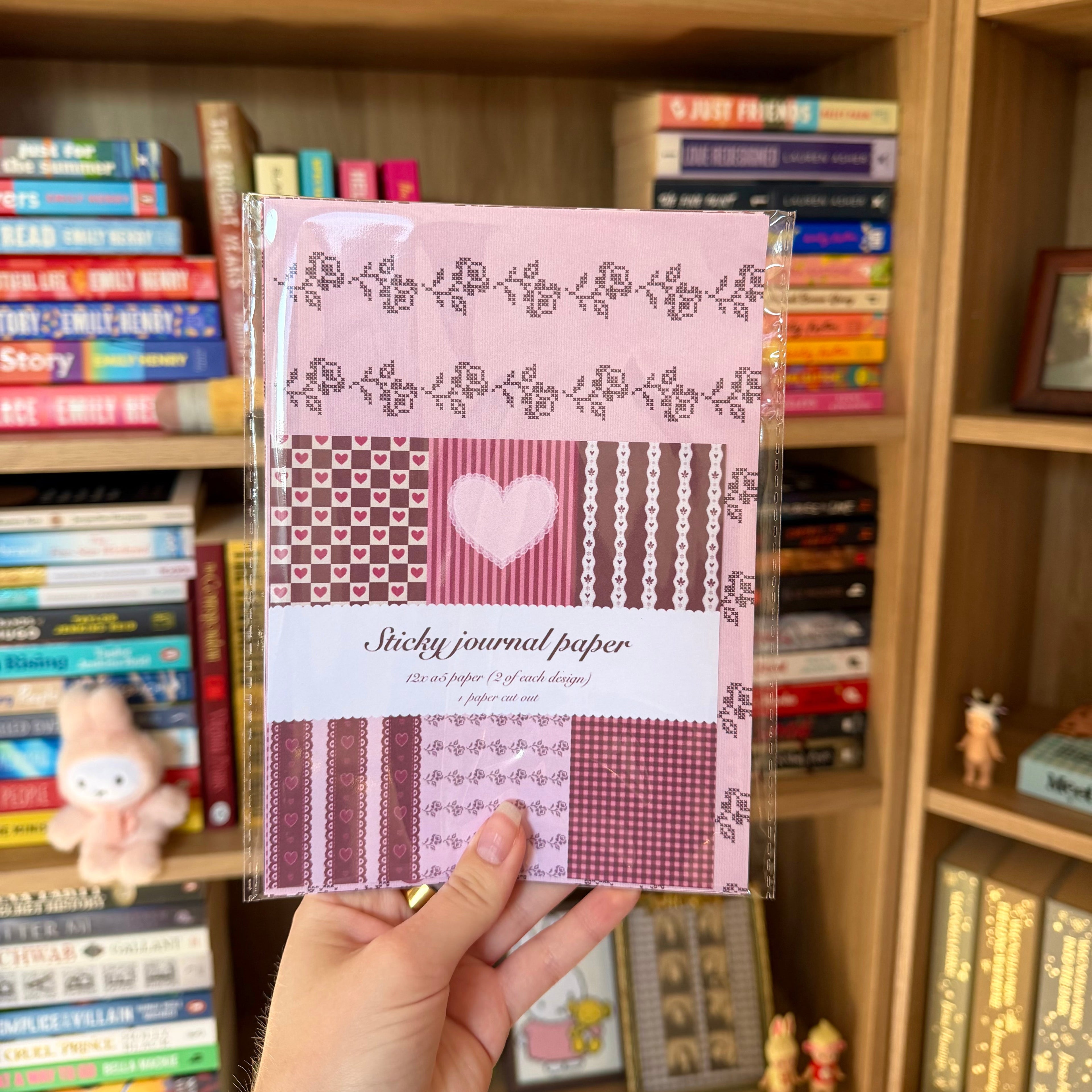Cherry sticky journal paper pack