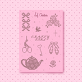 Cross stitch sticker sheet A6