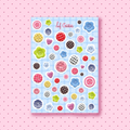 Buttons sticker sheet A6