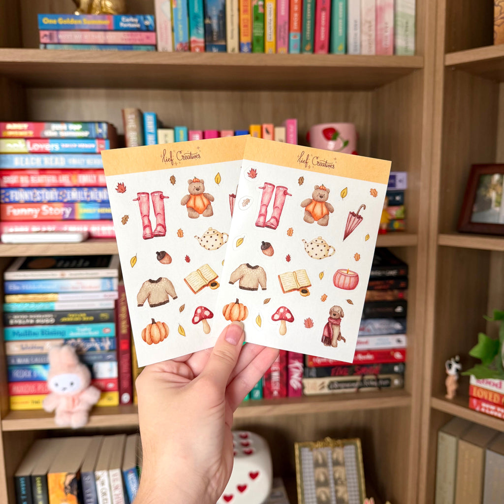 Fall sticker sheet A6