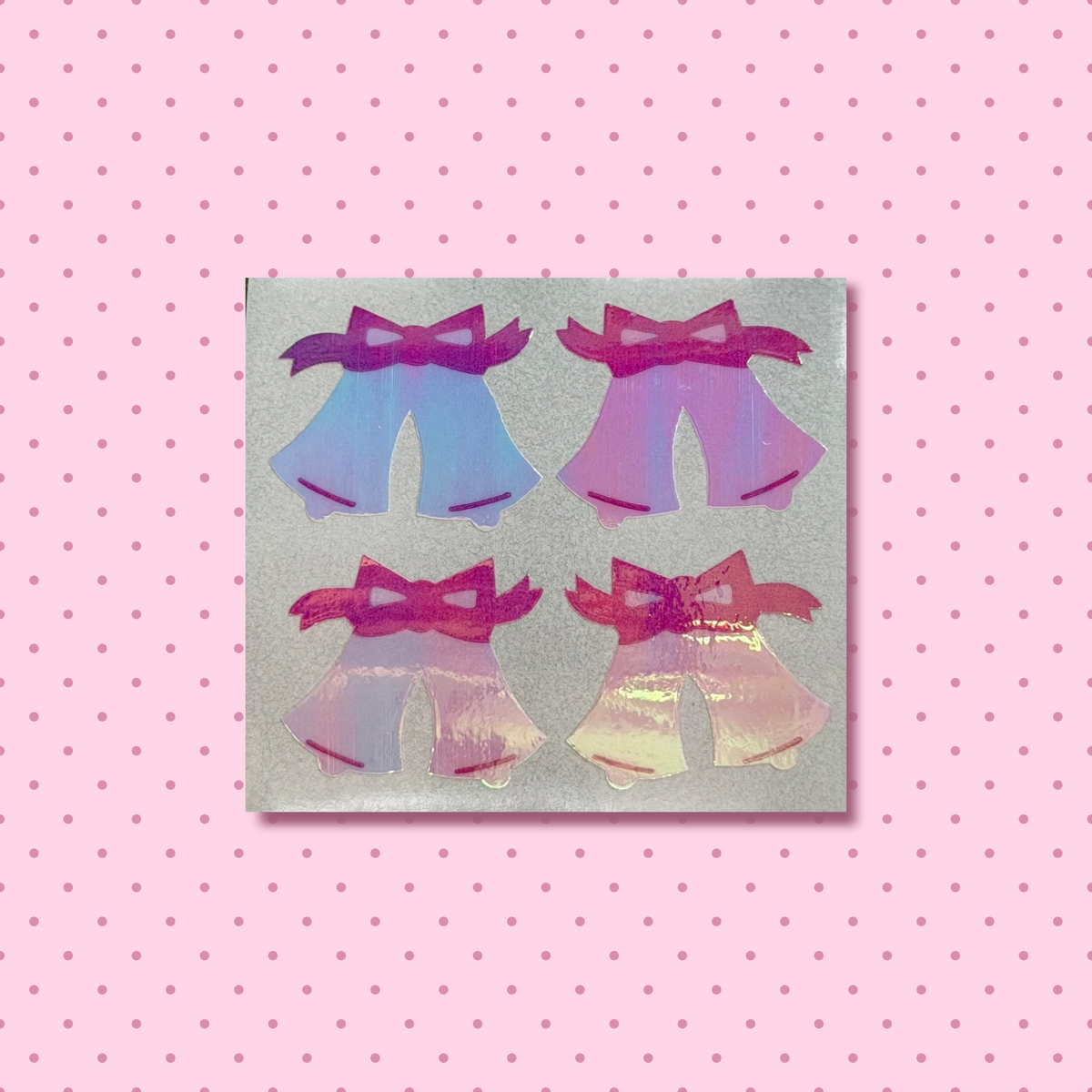 Iridescent bells - Sticker Magic