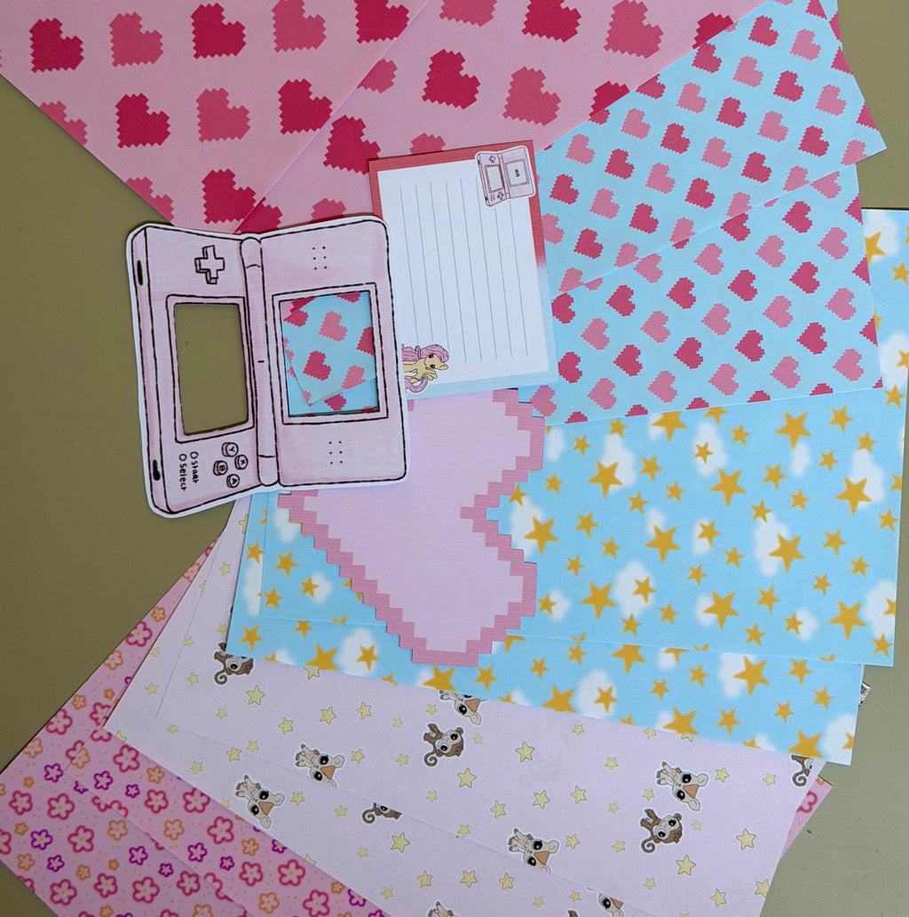 Nostalgia sticky journal paper pack