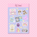 Nostalgia sticker sheet A6