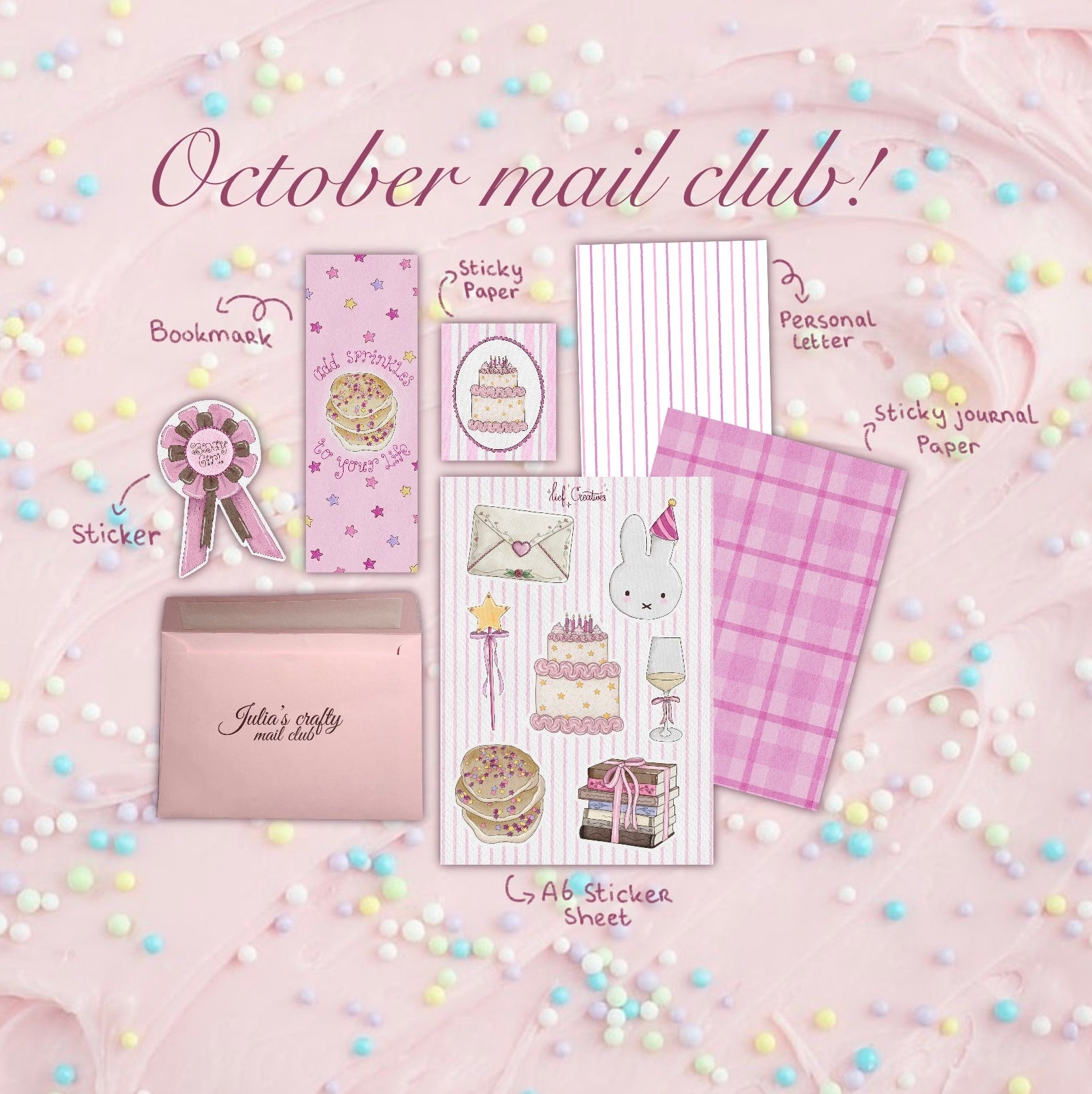 Julia's crafty mail club (INTERNATIONAL)