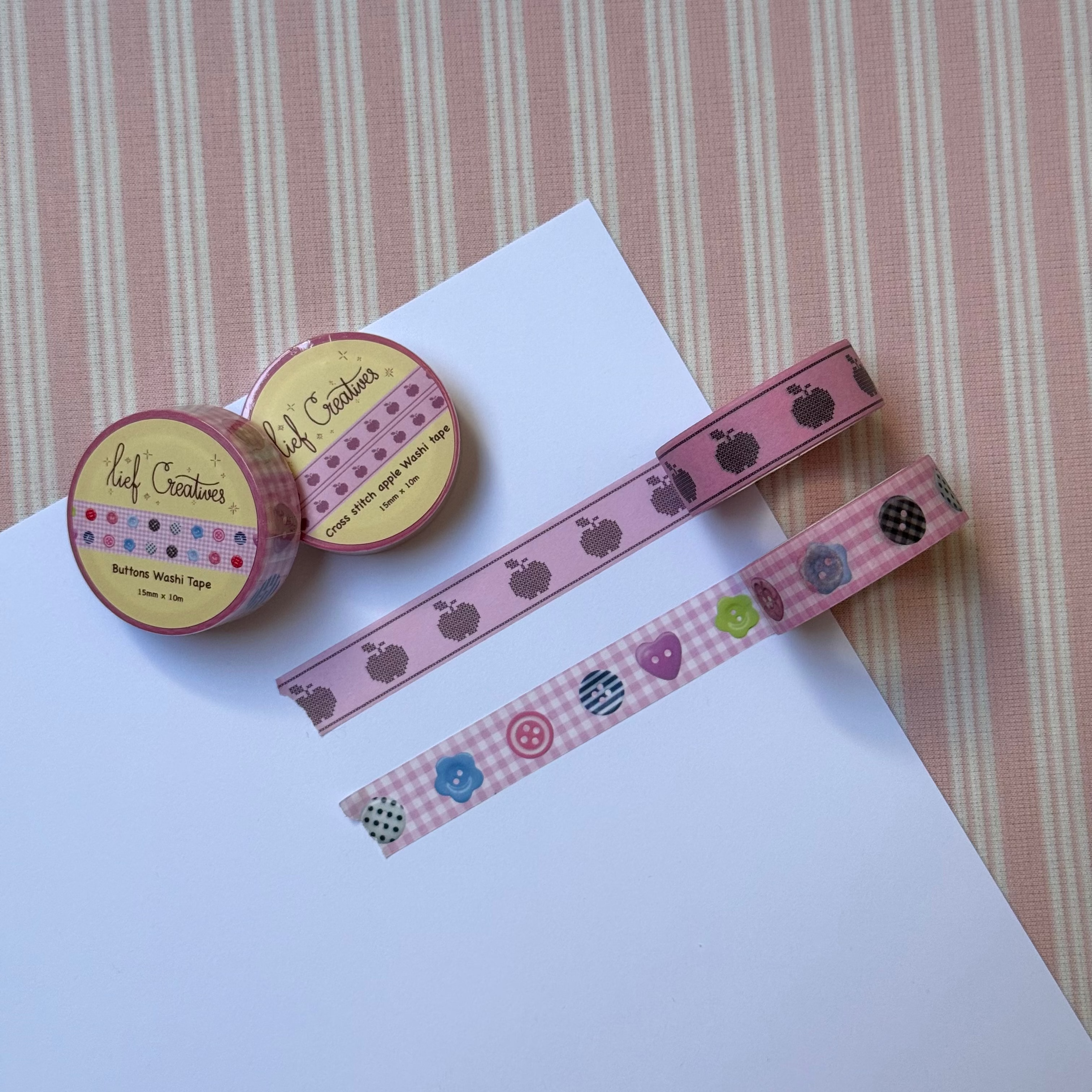 Buttons washi tape