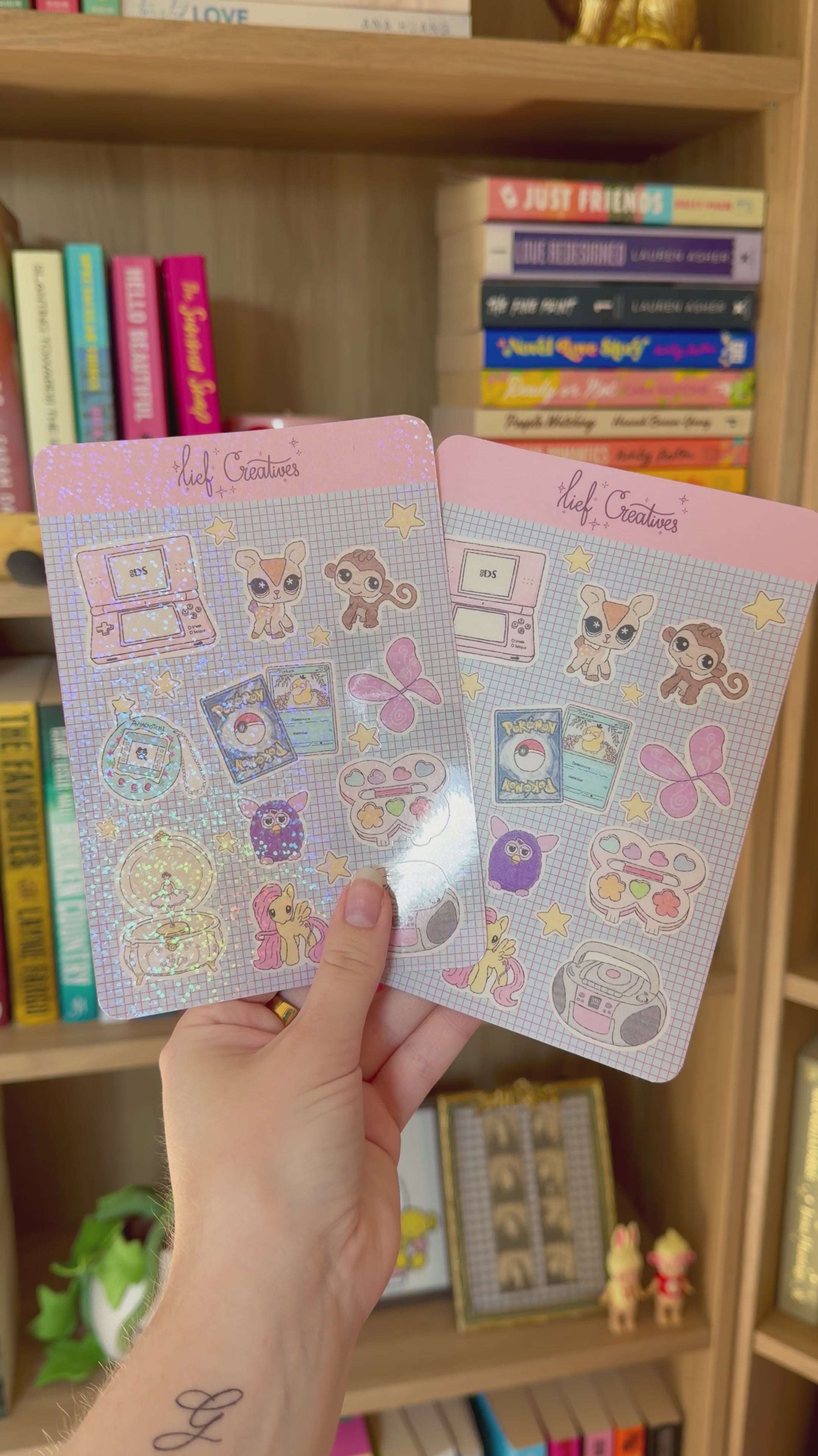 Nostalgia sticker sheet A6